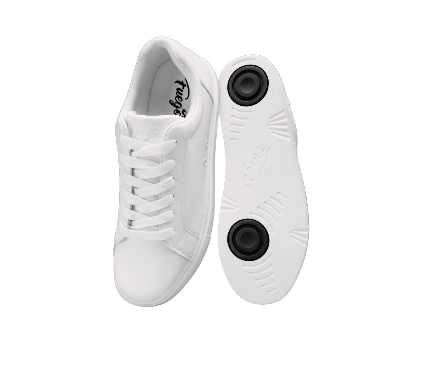 Fuego Low-Top Dance Sneakers en blanco