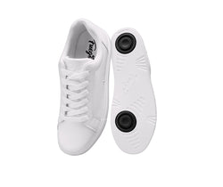 Fuego Low-Top Dance Sneakers in bianco