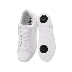 Fuego Low-Top Dance Sneakers in bianco