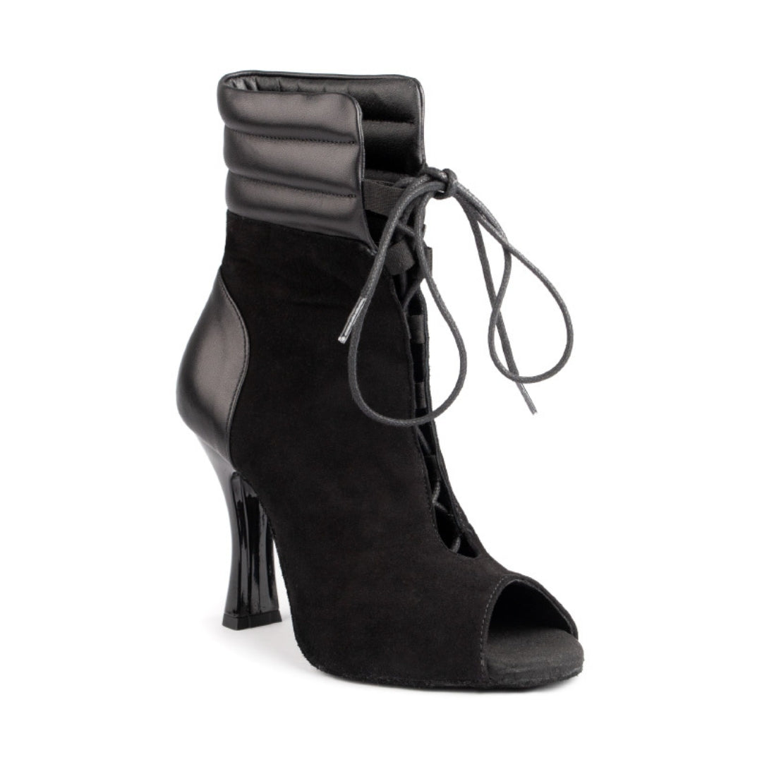 PD Tatiana en cuir nubuck noir