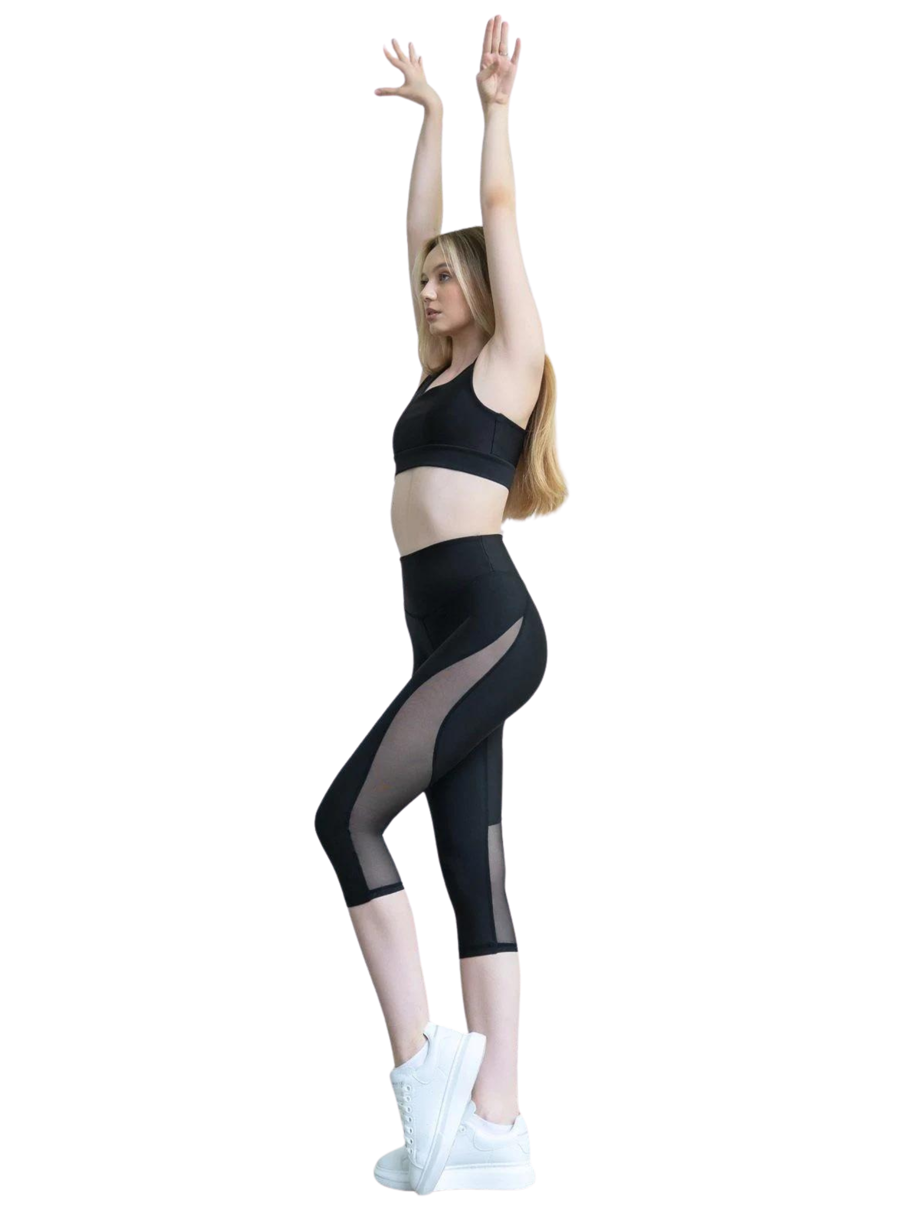 939 Capri Leggings in Schwarz