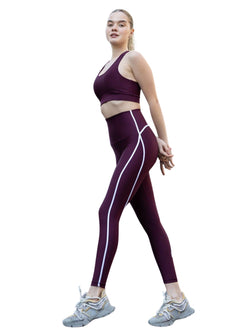 373 Leggings Menton viola scuro