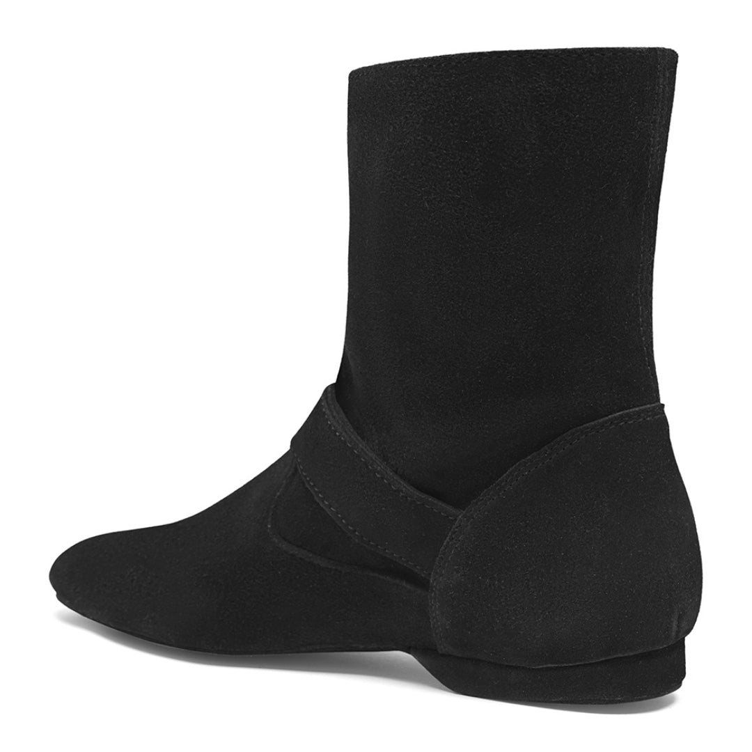 8855 niedrige West Coast Swing Stiefel in Schwarz