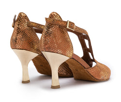 Zapatillas de danza ESP11 en bronce