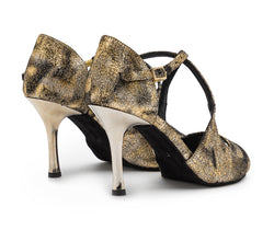 Orion dance shoes in gold