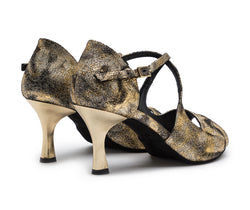 Orion dance shoes in gold