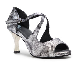 Orion dance shoes in silver