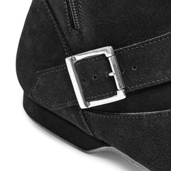 8855 niedrige West Coast Swing Stiefel in Schwarz