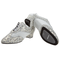 188 zapatos de baile en leopardo beige dorado