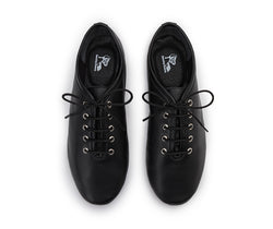 Chaussures de danse dq jazz en cuir noir