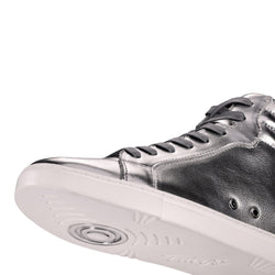 Fuego high top dance sneakers in silver