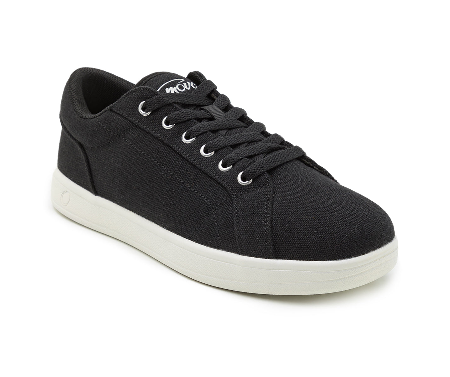 Smove Dance Sneaker en negro con suela blanca