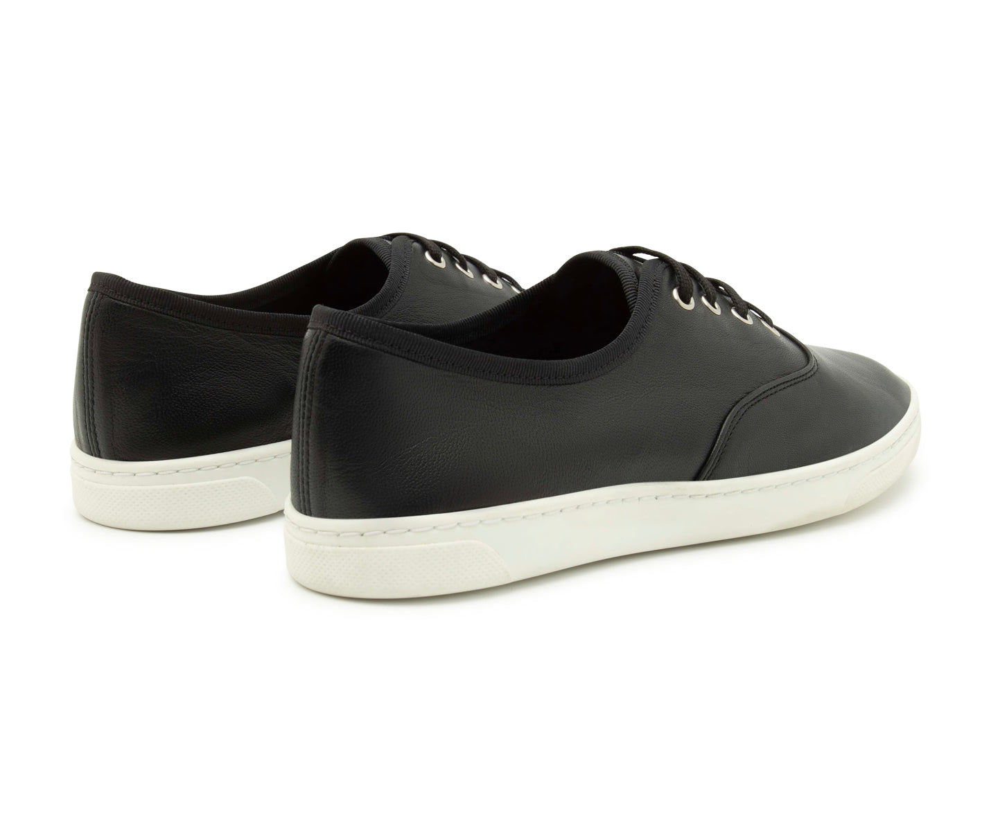 Smove Dance Sneaker en cuero negro