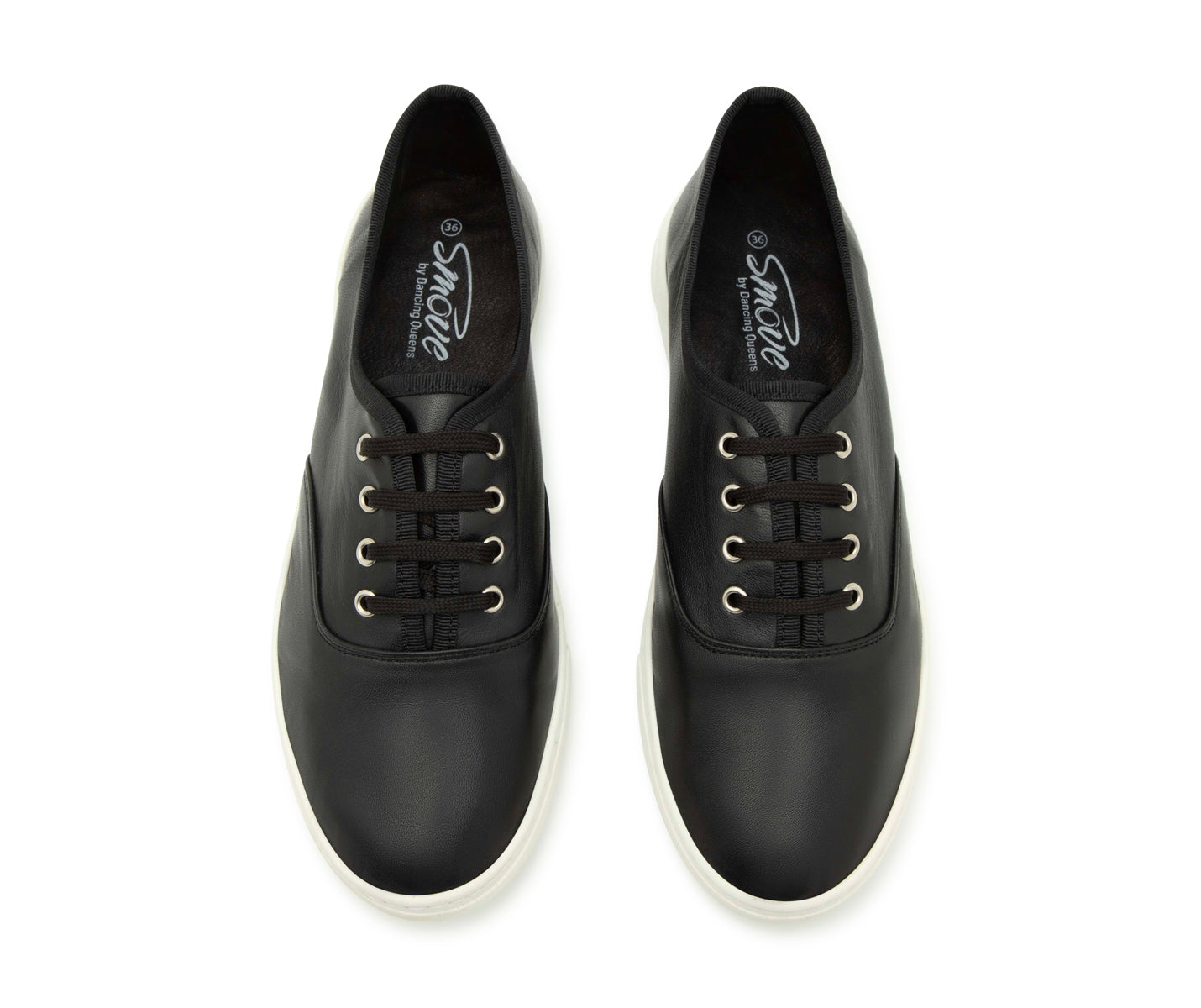 Smove Dance Sneaker en cuir noir