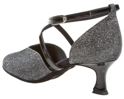 170 Tanzschuhe in Anthrazit Glitter