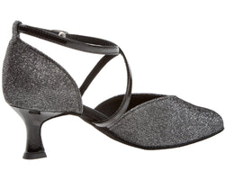 170 Dance shoes in anthracite glitter