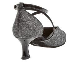 170 Dance shoes in anthracite glitter