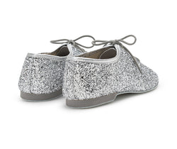 550 Silver Glitter dance shoes in glitter