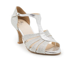 ESP09 dance shoes in silver