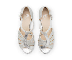 ESP09 dance shoes in silver