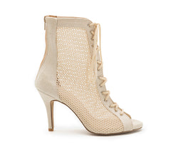 Zapatos de baile de tacón Halley en beige