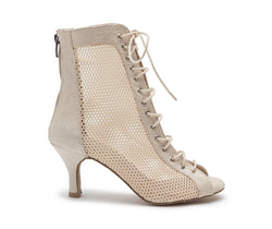 Zapatos de baile de tacón Halley en beige