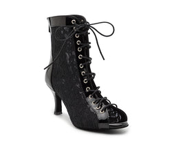 Halley Heels Chaussures de danse en vernis noir