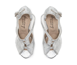 ESP11 dance shoes in silver