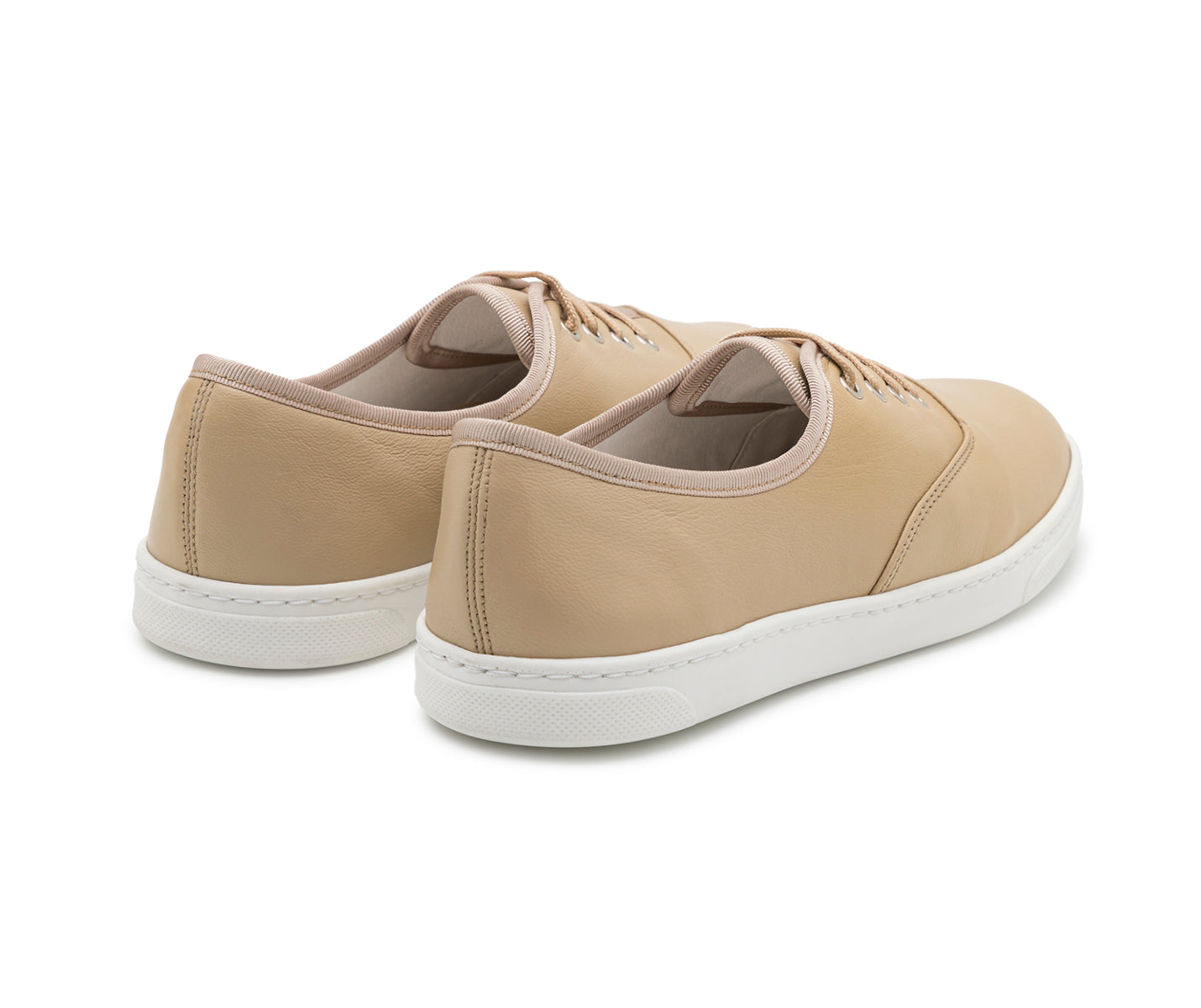 Smove Dance Sneaker in beige leather