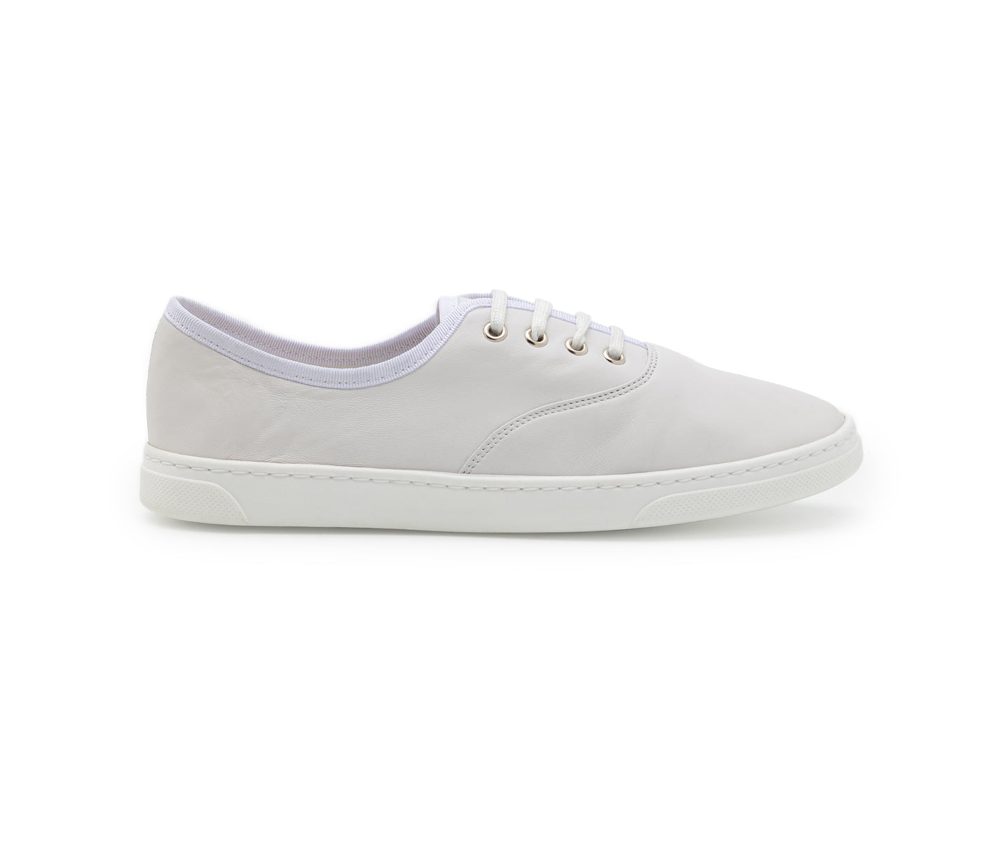 Smove Dance Sneaker in white leather