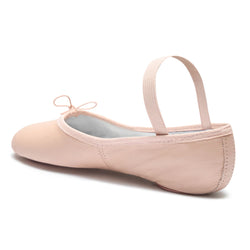 1003 Ballet Snaps in pelle in rosa