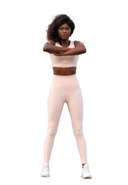 751 Extra High Waist Leggings in Powder Rosa