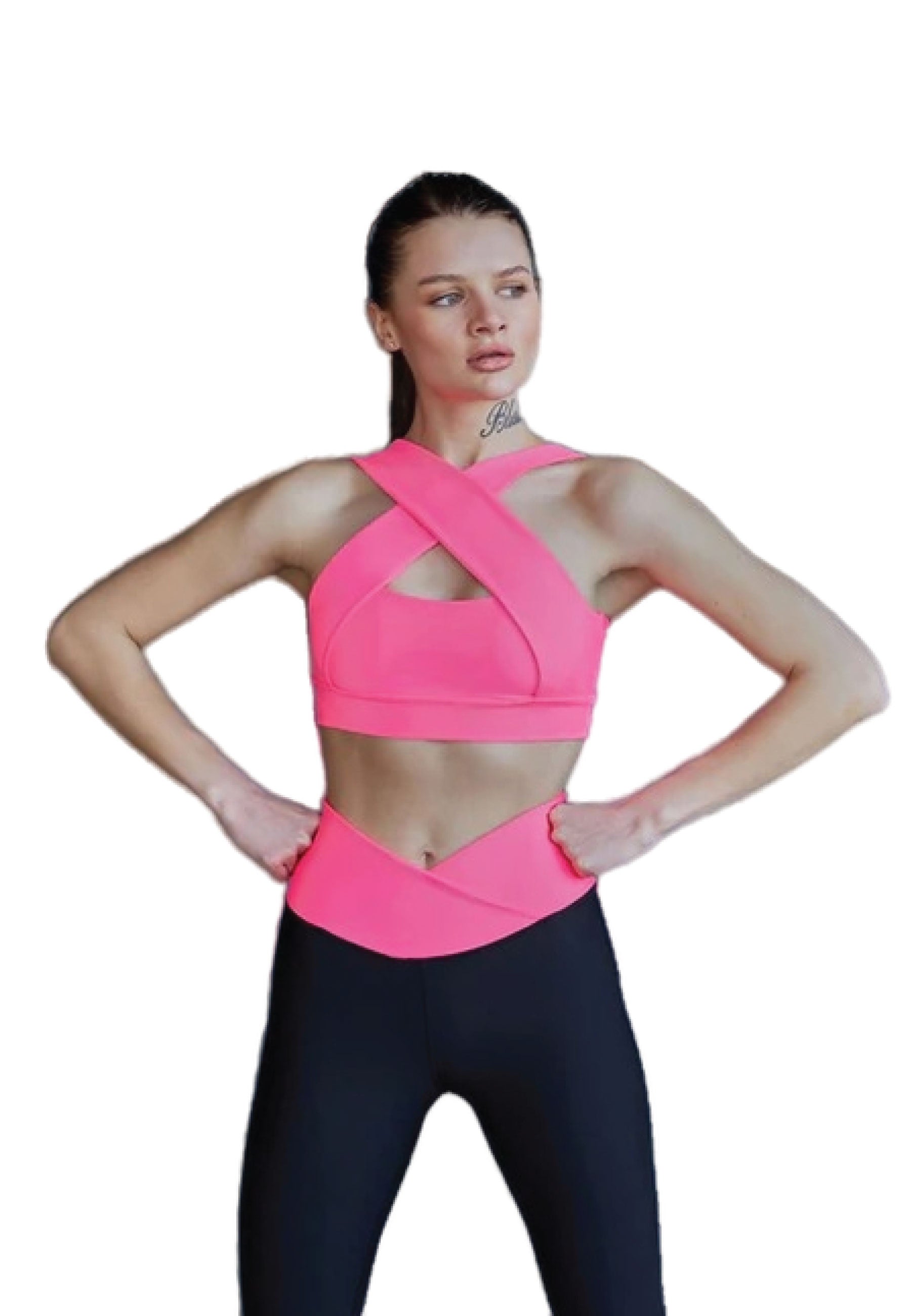 193 Decoltée Sport Bra en rosa