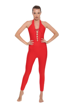 Lucia Jumpsuit in Rot