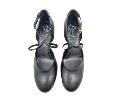 511/442 dance shoes in black leather