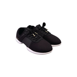 Fuego Dance Sneakers Suela partida en negro con suela blanca