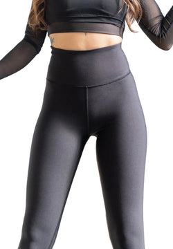 249 Winter high waist leggings in black