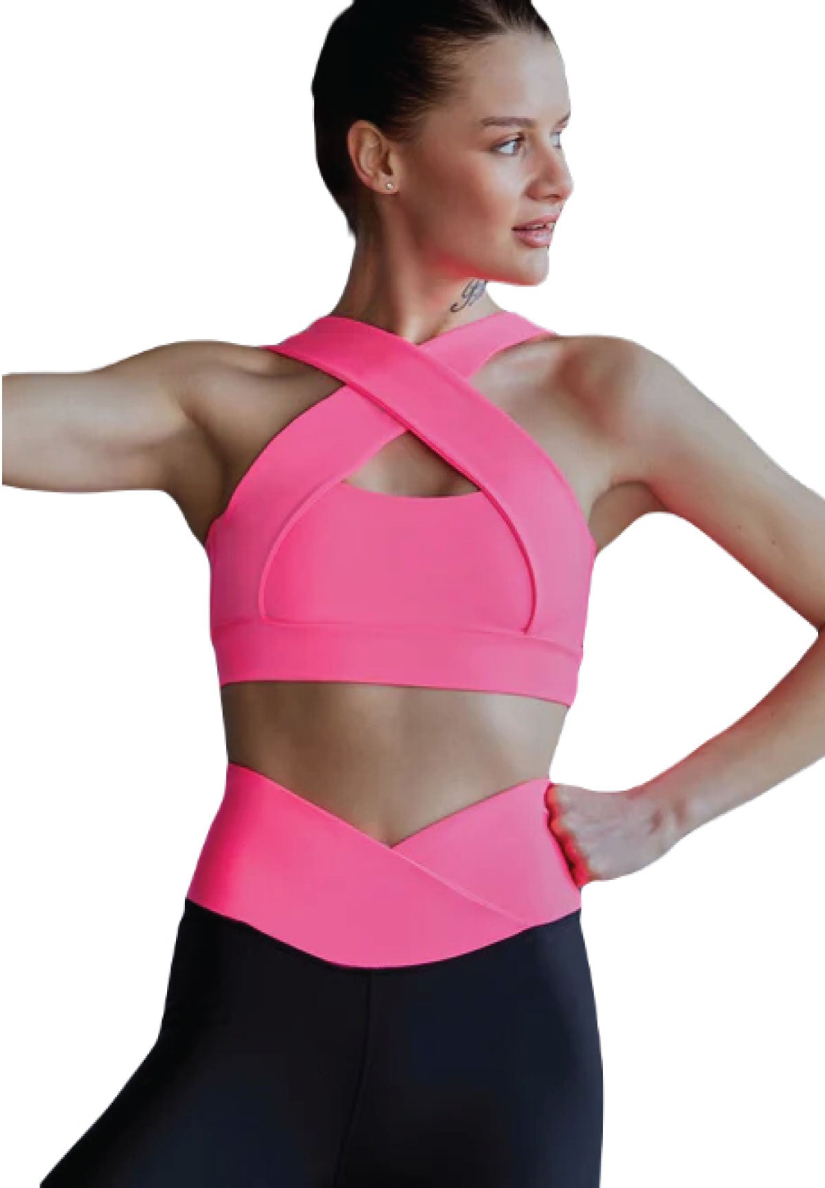 193 Decoltée Sport Bra en rosa