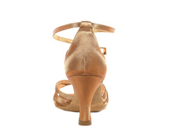 584 / 210 Zapatos de danza Raso Tan en bronce