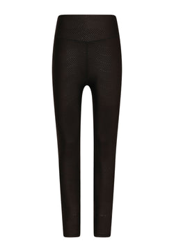 922 Leggings in pelle in nero in nero