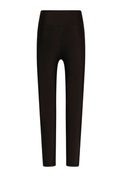 1017 Tulle Detailed Sport Leggings in Schwarz