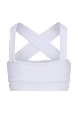 190 Reggiseno sportivo Decoltée in bianco