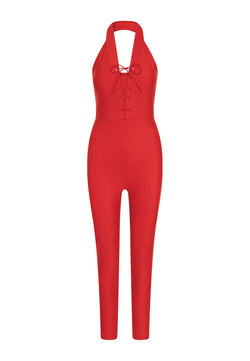 Lucia Jumpsuit in Rot