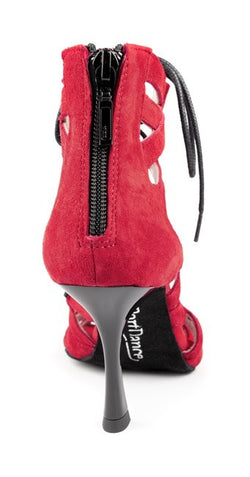 PD804 PRO NET Nubuck Tanzschuhe in Rot