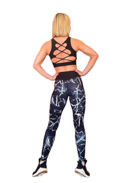 902 Extra High Waist Leggings in Schwarz & Weiss