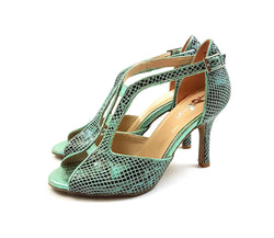 ESP11 dance shoes in turquoise