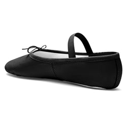 1001 Chaussons de danse en cuir noir