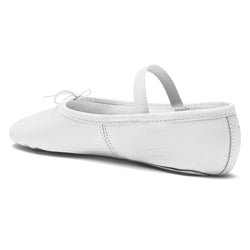 1001 Chaussons de danse en cuir blanc