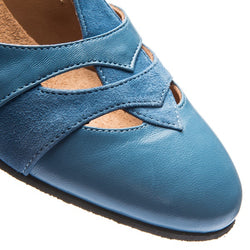 9233 Chaussures de swing pour femmes en bleu