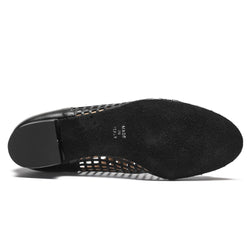 9235 zapatos de giro para mujeres en negro